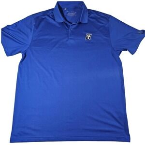 Under Armour Performance Polo Mens XL PGA Byron Nelson golf tournament logo .